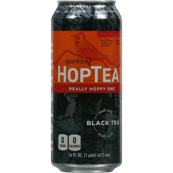 Hoplark Really Hoppy One Sparkling HopTea, 16 Fluid Ounce -- 12 per case.
