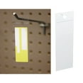 thumbnail image 1 of Hopp 4 In. Clear Plastic Peg Hook Label Holder (250-Pack) 989975, 1 of 2