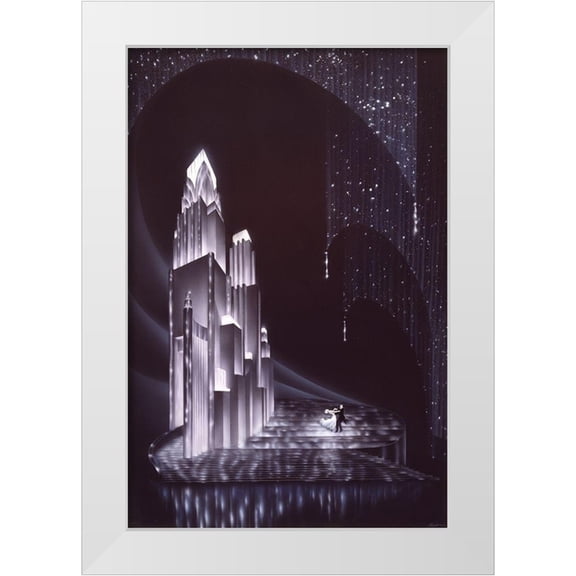 Hoppe, Robert 11x14 White Modern Wood Framed Museum Art Print Titled - Midnight