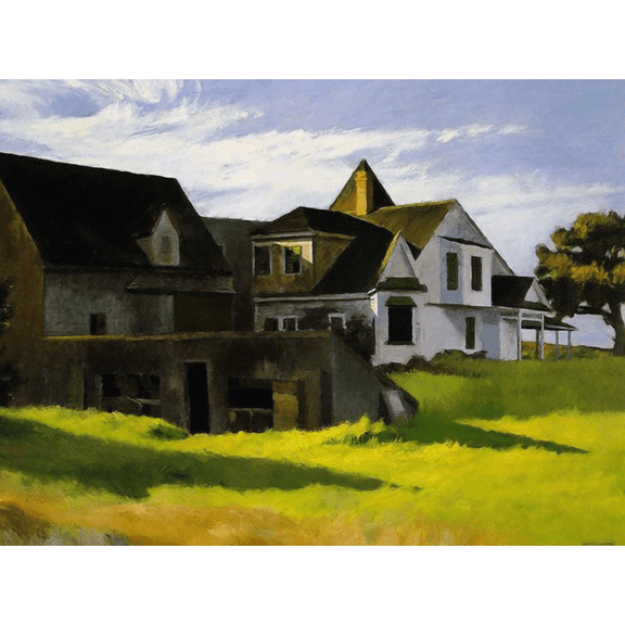 Hopper Cape Cod Afternoon Wall Art Coastal Home Décor