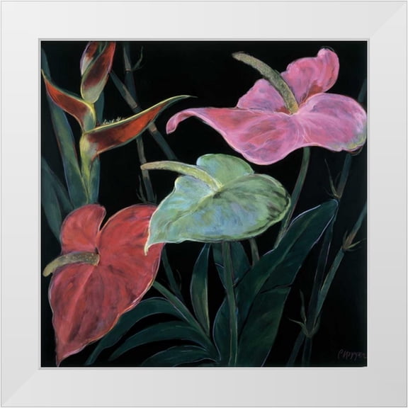Hopper, Pegge 12x12 White Modern Wood Framed Museum Art Print Titled - In Bloom II