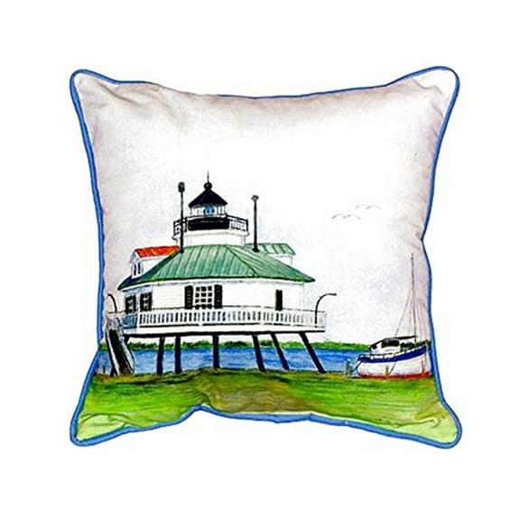 Hopper Strait Lighthouse Small Indoor/Outdoor Pillow 11x14