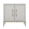 thumbnail image 1 of Hopper Studio Sophia Wooden 2-Door Accent Cabinet, Sand with Rattan Doors and Adjustable Shelf, 1 of 2