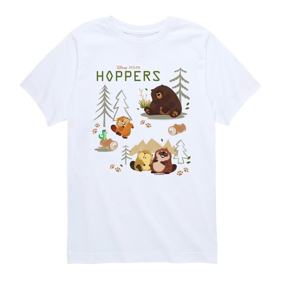 Hoppers - Animal Grid - Youth Boys Short Sleeve Graphic T-Shirt