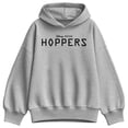thumbnail image 1 of Hoppers - Black Logo Women's Oversized Fleece Hoodie Sweatshirt, 1 of 3