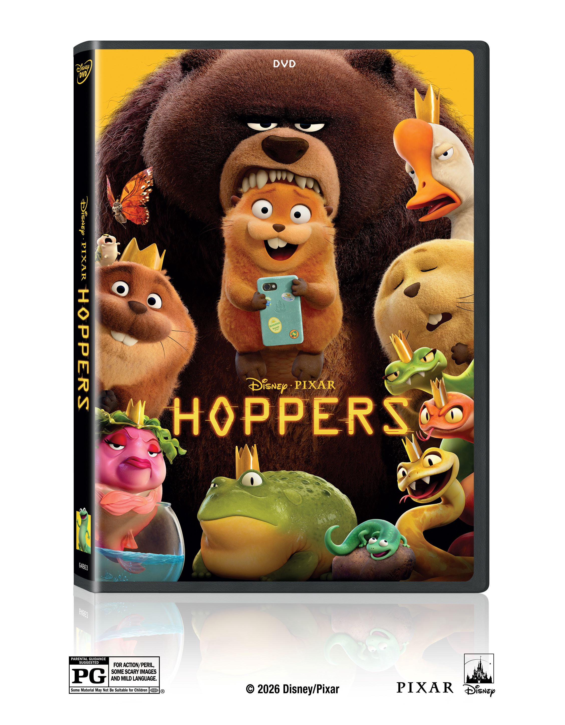Hoppers (DVD) Disney, Adventure, Animation, Comedy