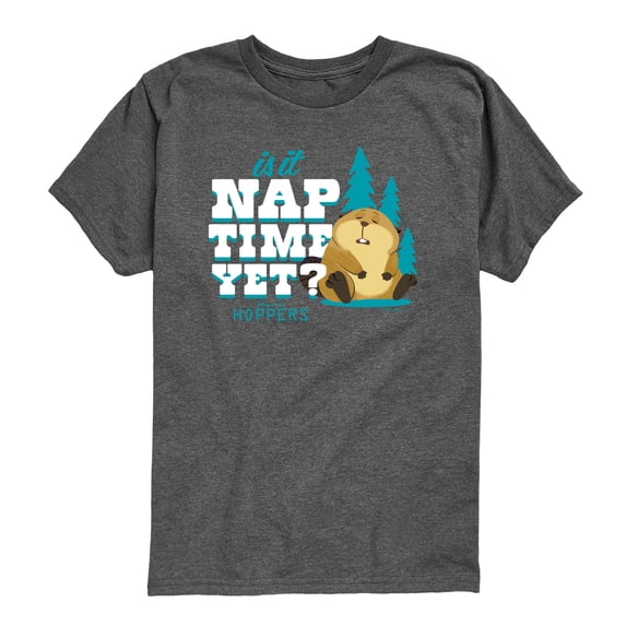 Hoppers - Is It Nap Time Yet Loaf Toddler Short Sleeve Graphic T-Shirt