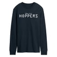 thumbnail image 1 of Hoppers - Logo White Men's Long Sleeve Graphic T-Shirt, 1 of 4