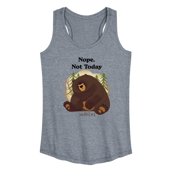 Hoppers - Nope Not Today Ellen - Women's Racerback Graphic Tank