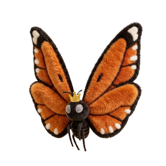 Hoppers Plush 9.84" Titus Stuffed Animals Soft Beaver Butterfly Plush Toys, Cute Plushies for Movie Fans Birthday Easter Graduation Gifts