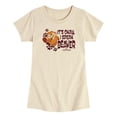 thumbnail image 1 of Hoppers - Speak Beaver - Toddler Girls Fitted Short Sleeve T-Shirt, 1 of 3
