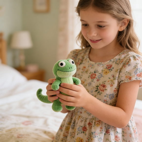 Hoppers Tom Lizard Small Plush - Collectible Plush Toy for Him Her and Movie Fans, Ideal Home Decor, Birthday Gifts for Fans 5.9"