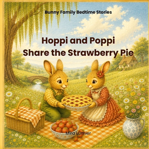 Bunny Family Bedtime Stories Hoppi and Poppi Share the Strawberry Pie: A gentle bedtime story about friendship, sharing, and feelings for ages 3-6, (Paperback)