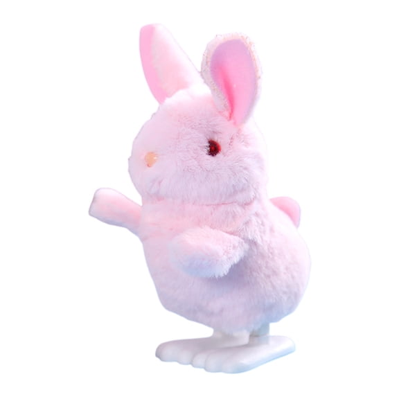 Hopping Rabbit Wind-Up Toy Plush Interactive Pet Rabbit Toy Type 2