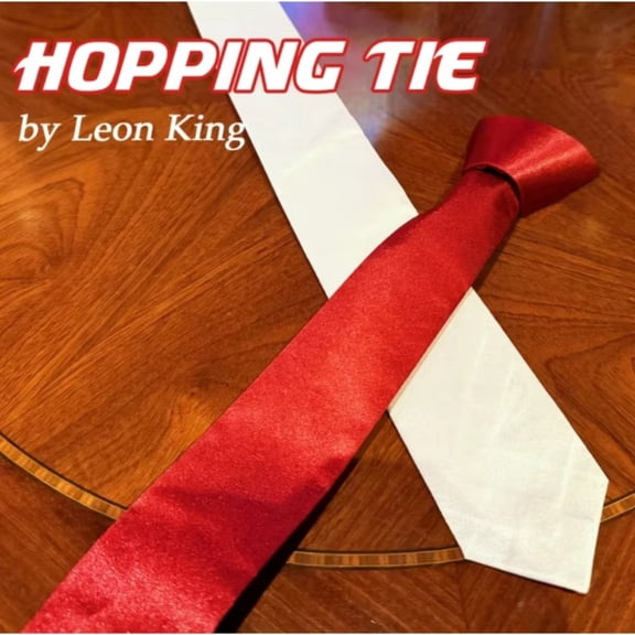 Hopping Tie By J.C Magic & Leon King Visual Magic Prop Gimmicks Magic Tricks Professional Magician Comedy Classic Magia Stage
