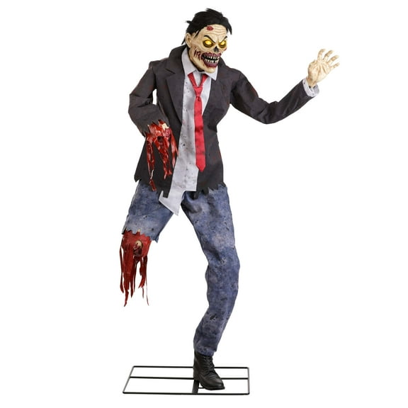 Hopps the Dismembered Zombie Halloween Animatronic