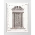 thumbnail image 1 of Hoppus, Edward 19x24 White Modern Wood Framed Museum Art Print Titled - Door, Composite Order, 1 of 4