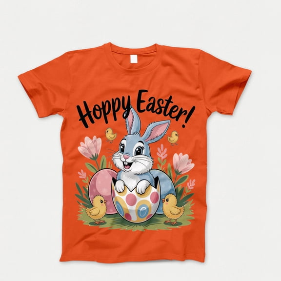 Hoppy Easter Bunny & Chicks T-Shirt – Cute Spring Egg Hunt Graphic Tee for Men & Women