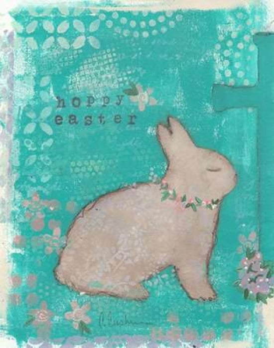 Hoppy Easter Canvas Art - Cassandra Cushman (22 x 28)