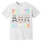 Hoppy Easter Funny Bunny Holiday Graphic Quote For Family Comfort Color