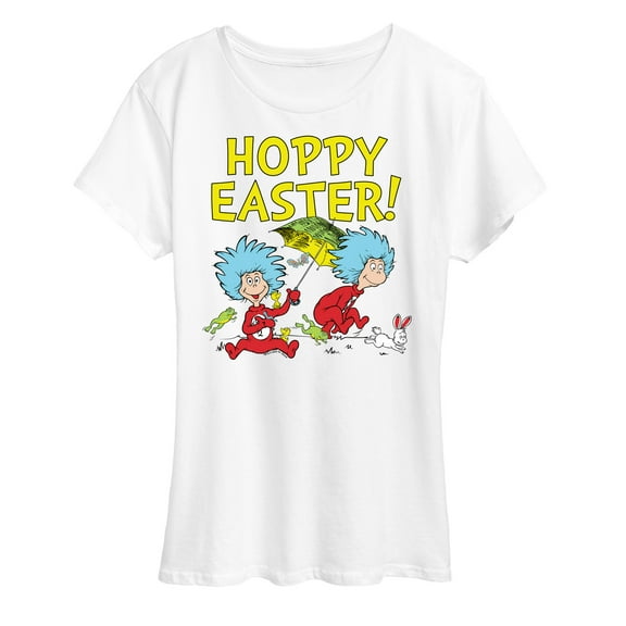 The Cat in the Hat - Hoppy Easter - Women's Short Sleeve Graphic T-Shirt