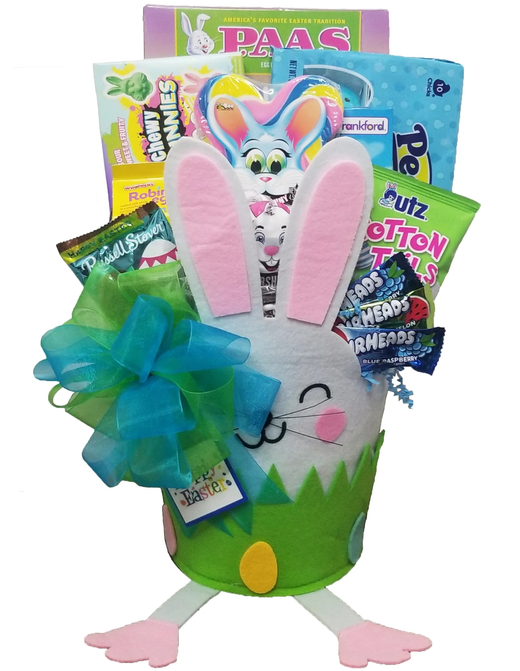Hoppy Easter Premade Easter Gift Basket for kids Prefilled Easter