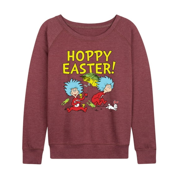 The Cat in the Hat - Hoppy Easter - Women's Lightweight French Terry Long Sleeve Shirt