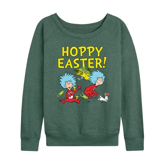 The Cat in the Hat - Hoppy Easter - Women's Lightweight French Terry Long Sleeve Shirt
