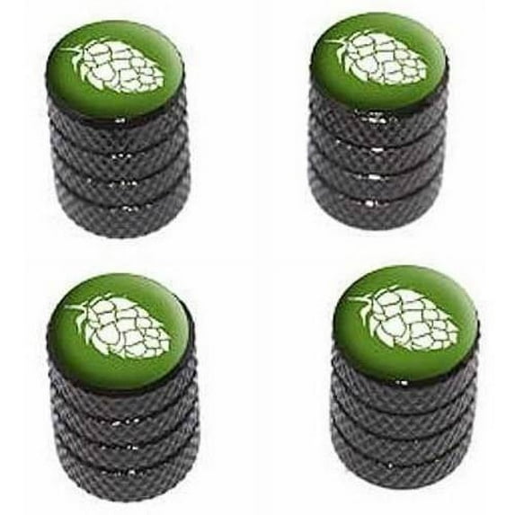 Hops Bud Tire Rim Wheel Aluminum Valve Stem Caps, Multiple Colors