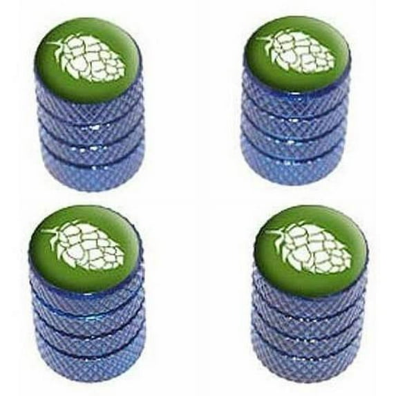 Hops Bud Tire Rim Wheel Aluminum Valve Stem Caps, Multiple Colors