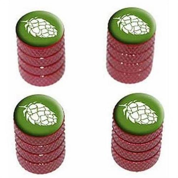 Hops Bud Tire Rim Wheel Aluminum Valve Stem Caps, Multiple Colors