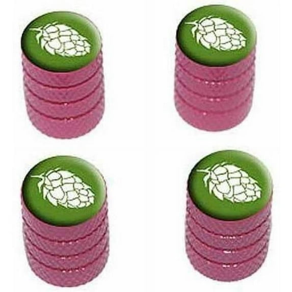 Hops Bud Tire Rim Wheel Aluminum Valve Stem Caps, Multiple Colors