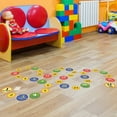 thumbnail image 1 of Hopscotch Floor Decal Stickers | PVC Peel-and-Stick Wall Decoration | Indoor DIY Activity Game for Home Playrooms | High-Definition Removable Adhesive | Reusable | 1 Pack | Easy to Apply, 1 of 5