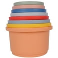 Hopscotch Lane 8 Piece Bath Stacking Cups, Children Ages 6+ Months