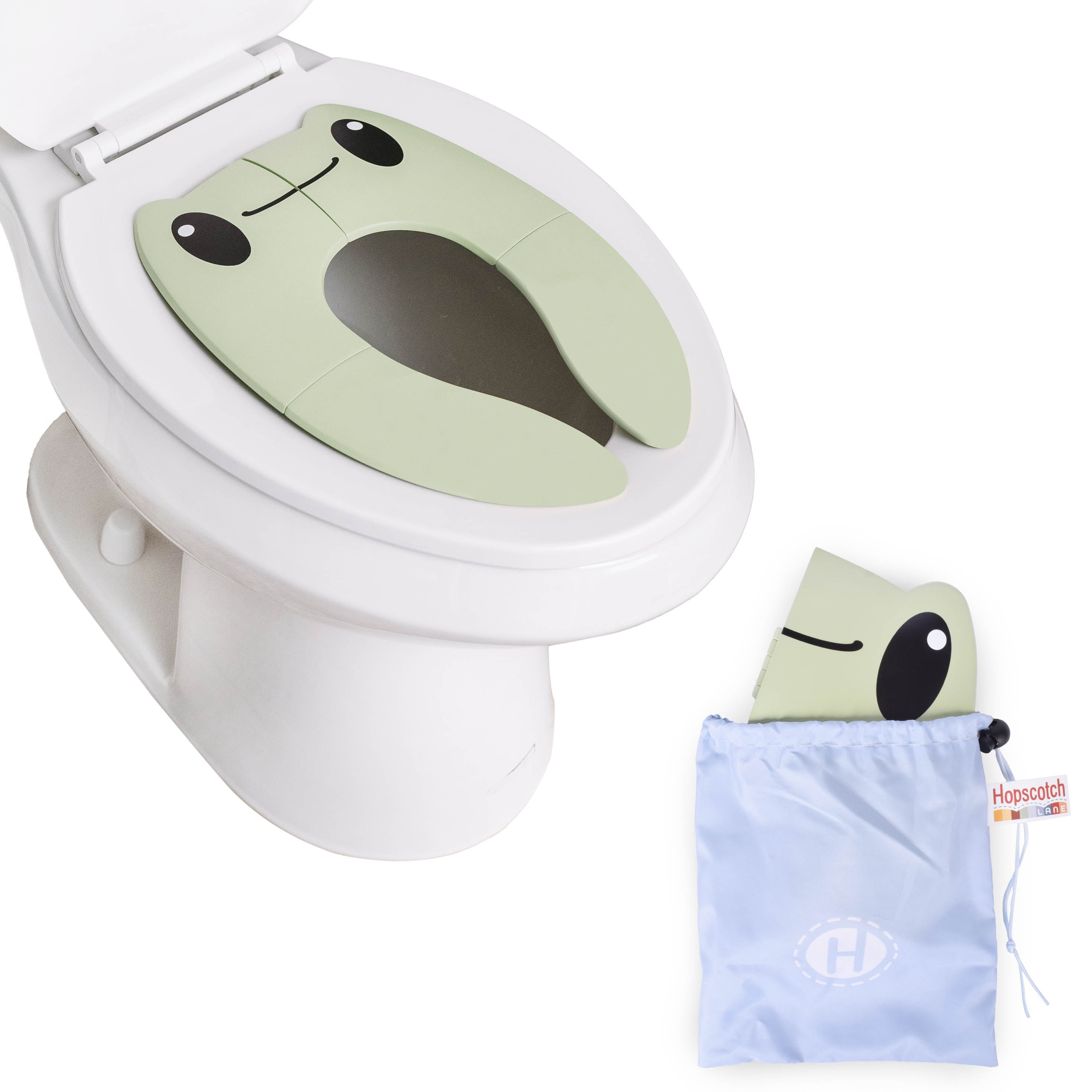 Hopscotch Lane Foldable Potty  Portable Travel Seat & Storage Bag, Children Ages 12+ Months