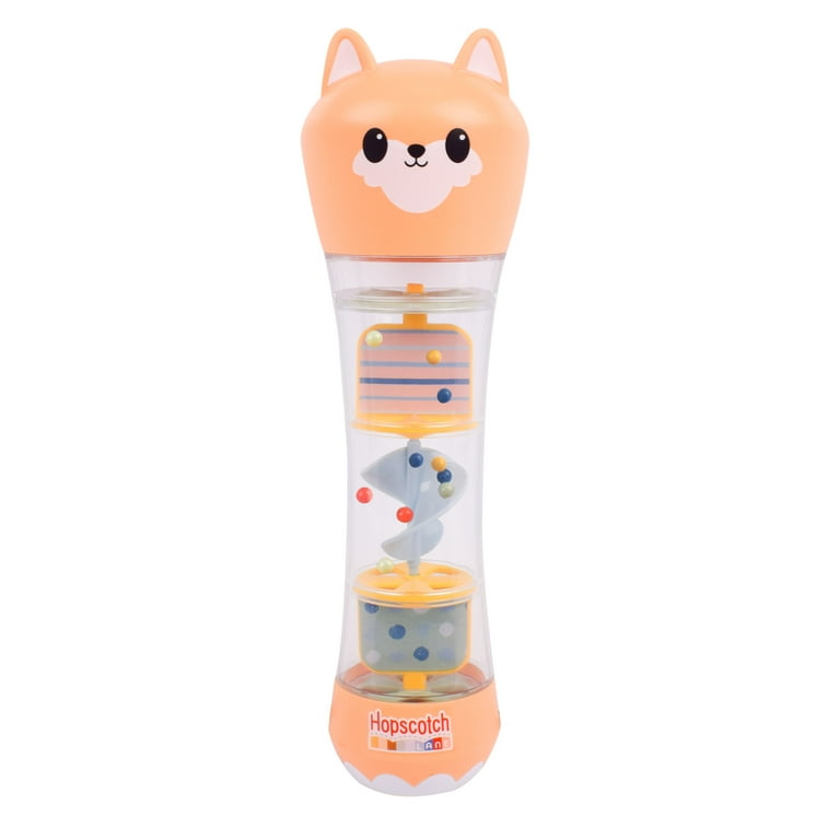 Hopscotch Lane Fox Rainstick Rattle - Light up Sensory Toy