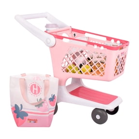 Hopscotch Lane Play Shopping Cart with Groceries, Perfect for Children Ages 3+
