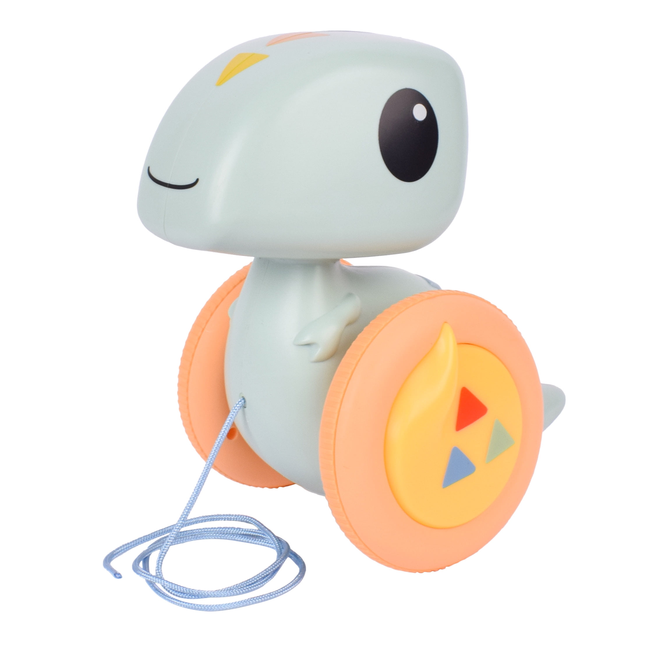 Hopscotch Lane Pull Along Dinosaur - Light up Rolling Toy for Toddlers, Unisex, Ages 12+ Months