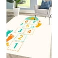thumbnail image 1 of Hopscotch Pattern Kids Rugs, Colorful Rug, Personalized Kids Rugs, Children Rug, Door Mat, Nursery Rug, Small Rug, Area Rug, Girl Room Rug, 2.3'x3.3' - 70x110 cm, 1 of 5