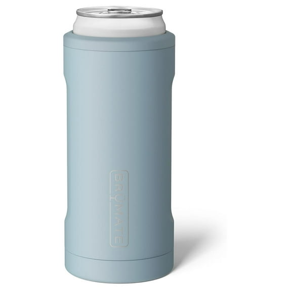Hopsulator Slim Can Cooler Insulated for 12oz Slim Cans | Skinny Can Insulated Stainless Steel Drink Holder for Hard Seltzer, Beer, Soda, and Energy Drinks (Mist)