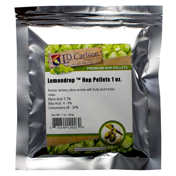 LD Carlson Lemondrop Hop Pellets 1 oz