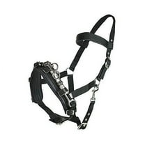 HorZe Sturdy Nylon Cavesson Cob Black