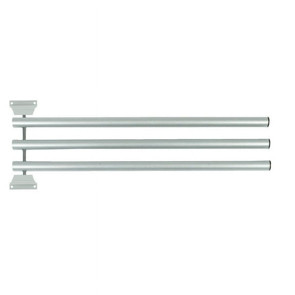 HorZe Wall Blanket Rack Silver