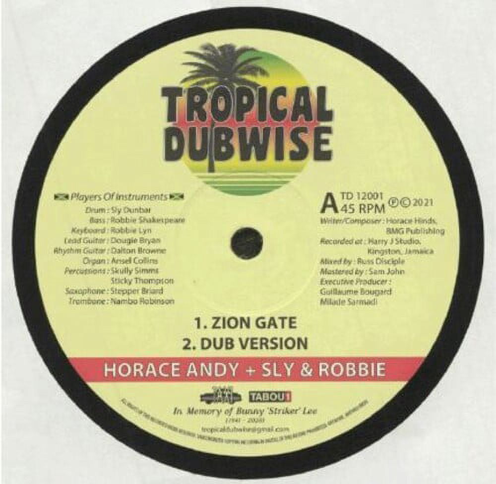Horace Andy - Zion Gate - Music & Performance - Vinyl