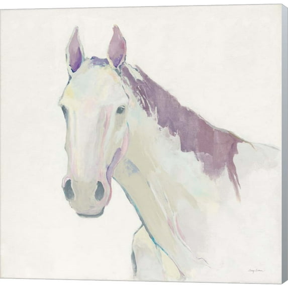 Horace Neutral Dark Mane by Avery Tillmon, Canvas Wall Art, 24W x 24H