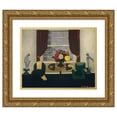 thumbnail image 1 of Horace Pippin 23x20 Gold Ornate Framed and Double Matted Museum Art Print Titled - Victorian Interior I (1945), 1 of 4