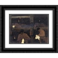 thumbnail image 1 of Horace Pippin 2x Matted 24x20 Black Ornate Framed Art Print 'Study For The Barracks', 1 of 2