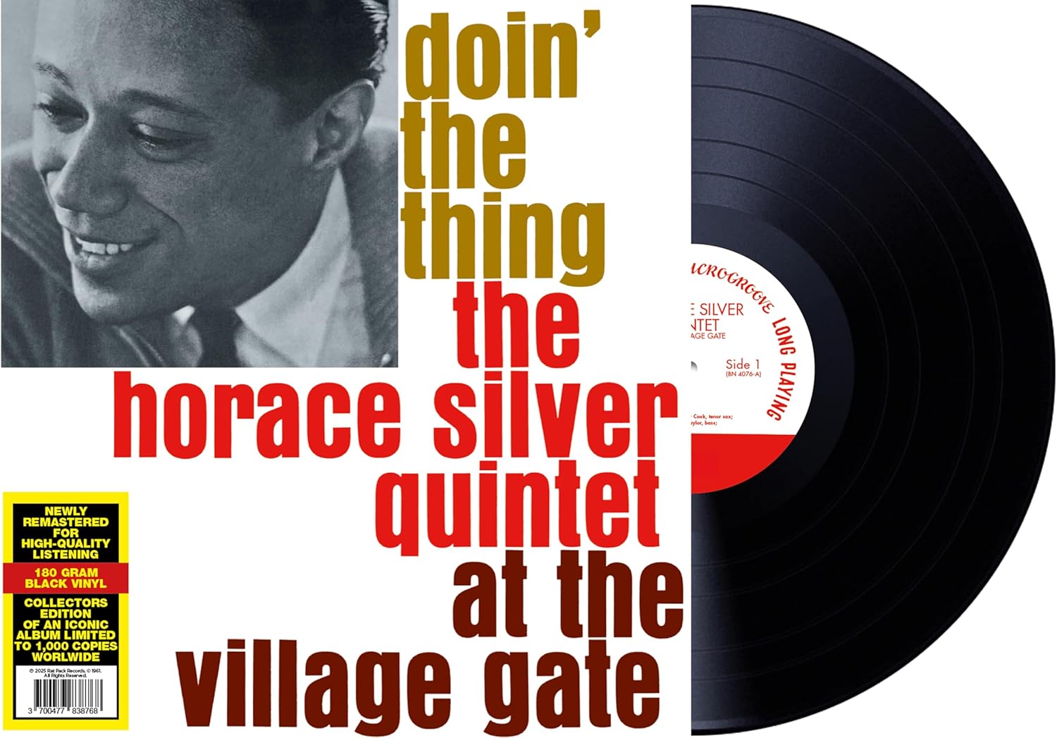 希少&frasl;見本盤Horace Silver - Doin' The Thing &frasl; Blue Note 非売品 帯