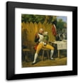 thumbnail image 1 of Horace Vernet 12x14 Black Modern Framed Museum Art Print Titled - The Veteran at Home (1823), 1 of 5