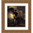 thumbnail image 1 of Horace Vernet 2x Matted 20x24 Gold Ornate Framed Art Print 'Soldier'Labourer', 1 of 2